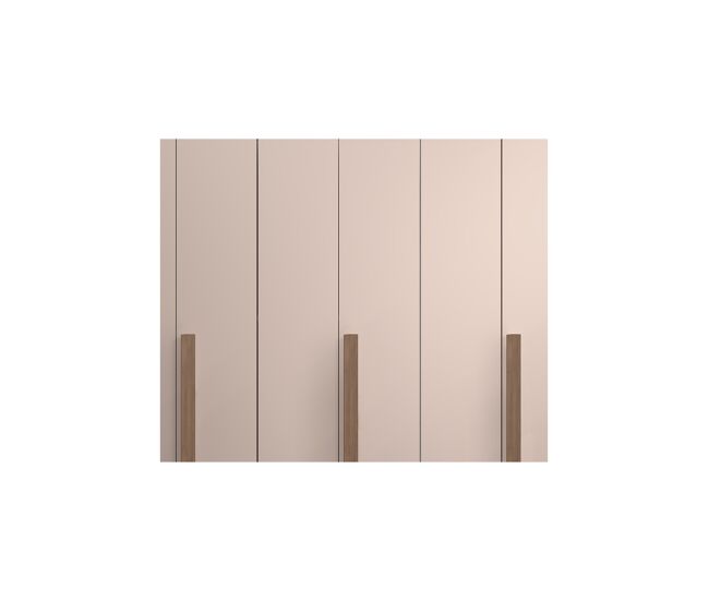 Armario swing 240x230cm 6 puertas batientes beige