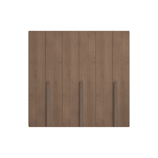 Roupeiro SWING 240x230cm 6 portas batentes carvalho rústico
