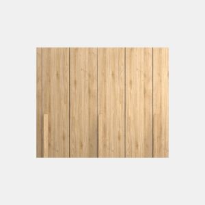 Roupeiro SWING 230x240cm 6 portas batentes carvalho