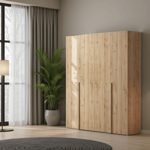 Roupeiro SWING 230x180cm 4 portas batentes carvalho Roupeiro SWING 230x180cm 4 portas batentes carvalho