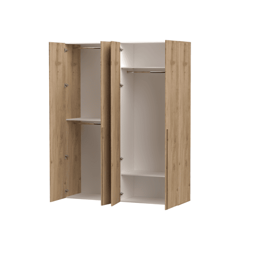 Roupeiro SWING 230x180cm 4 portas batentes carvalho Roupeiro SWING 230x180cm 4 portas batentes carvalho
