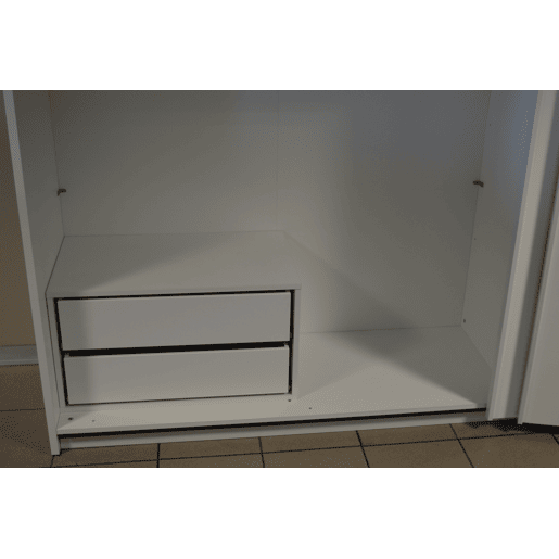 Cómoda SWING com 2 gavetas 39x68cm branca