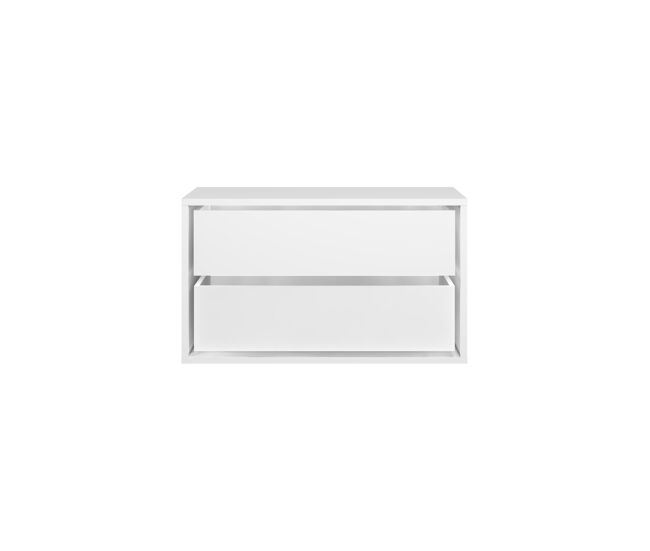 Cajonera swing de 2 cajones 39x68cm blanca