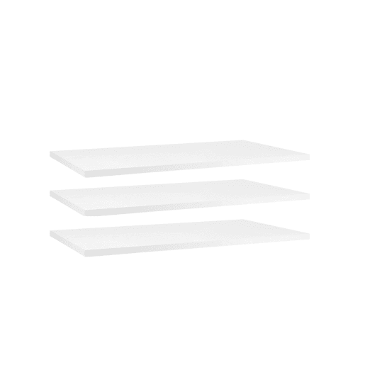 Conjunto de 3 prateleiras para roupeiros de portas batentes SWING