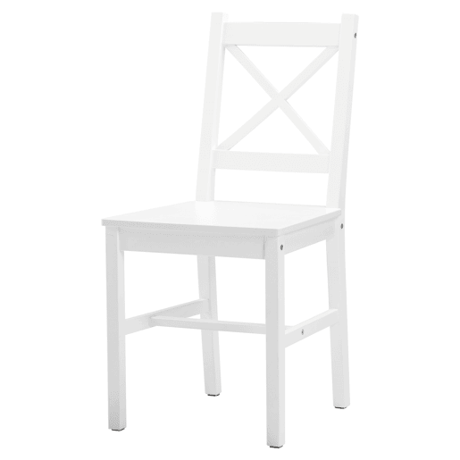 Conjunto de 2 cadeiras de cozinha VALERY branco Conjunto de 2 cadeiras de cozinha VALERY branco