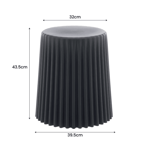 Mesa de apoio ELARA em cor preto Mesa de apoio ELARA em cor preto