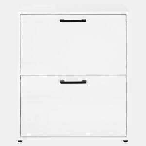 Sapateira PRIMUS com 2 gavetas 74x58x26,5cm branco
