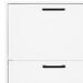 Zapatero PRIMUS 2 trampones 74x58x26,5cm blanco Zapatero PRIMUS 2 trampones 74x58x26,5cm blanco Blanco