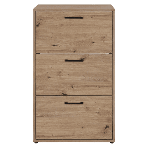Sapateira PRIMUS com 3 gavetas 108,3x58x26,5cm carvalho