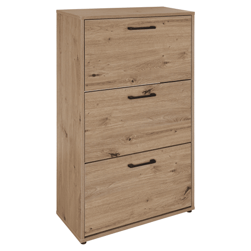 Sapateira PRIMUS com 3 gavetas 108,3x58x26,5cm carvalho
