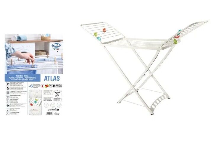Tendedero plegable dem atlas blanco