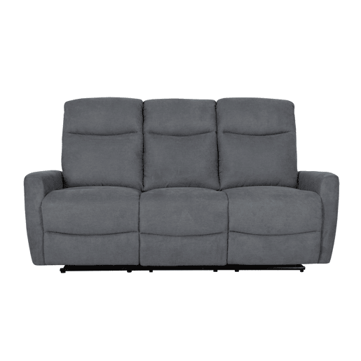 Sofá 3 lugares com 2 assentos relax elétricos FLASH cinza claro Sofá 3 lugares com 2 assentos relax elétricos FLASH cinza claro