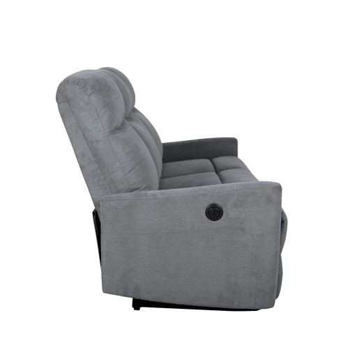 Sofá 3 lugares com 2 assentos relax elétricos FLASH cinza claro Sofá 3 lugares com 2 assentos relax elétricos FLASH cinza claro