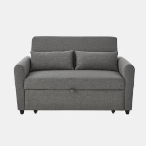 Sofá cama 2 lugares TUDOR cor cinza