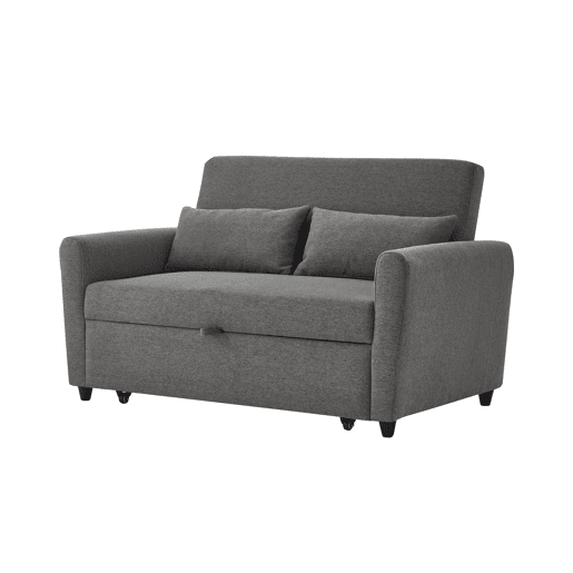 Sofá cama 2 lugares TUDOR cor cinza Sofá cama 2 lugares TUDOR cor cinza