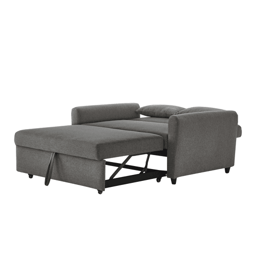 Sofá cama 2 lugares TUDOR cor cinza Sofá cama 2 lugares TUDOR cor cinza