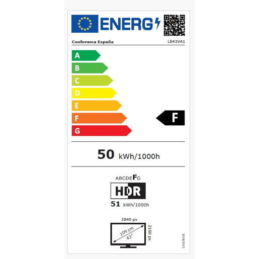 TV 43 polegadas FAR LE43VA1 Smart TV UHD 4K