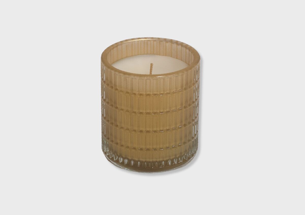 Vela vaso perfumada relieve 9x8cm