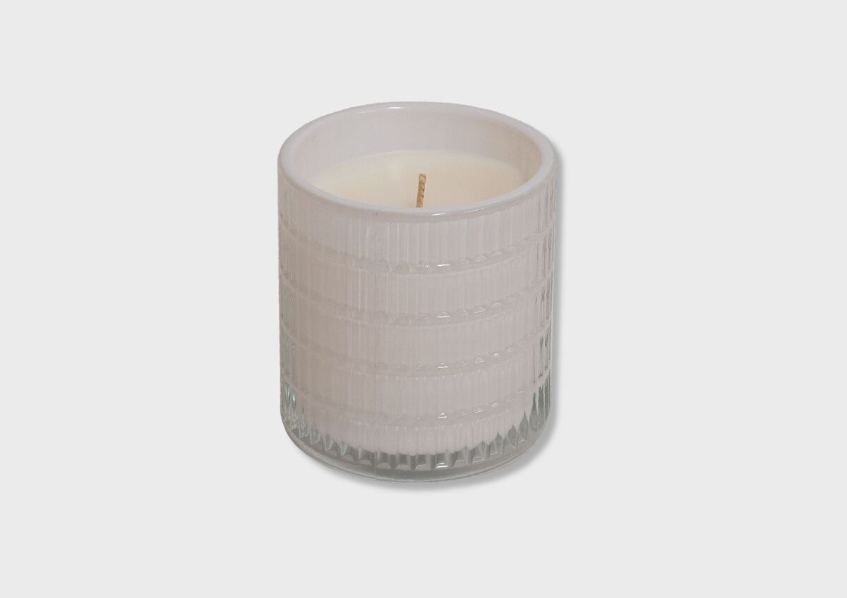Vela vaso perfumada relieve 9x8cm