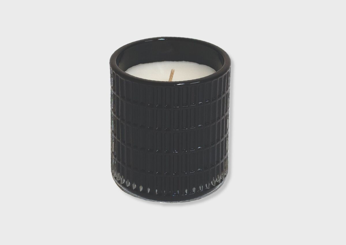 Vela vaso perfumada relieve 9x8cm