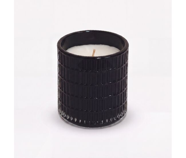 Vela vaso perfumada relieve black sapphire 9x8cm