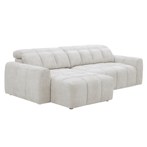 Chaise longue esquerda BUBBLE cor cinza Chaise longue esquerda BUBBLE cor cinza