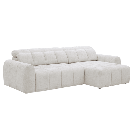 Chaise longue direita BUBBLE cor cinza