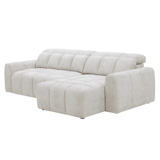 Chaise longue direita BUBBLE cor cinza