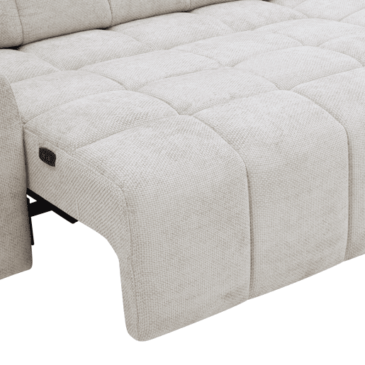 Chaise longue direita BUBBLE cor cinza