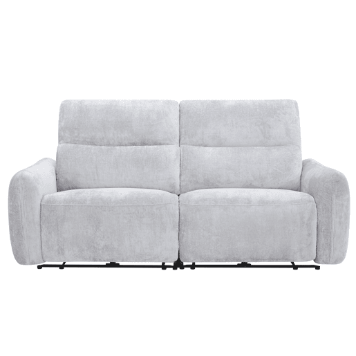 Sofá de 3 lugares relax elétrico NUBE cor cinza claro