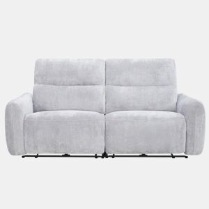 Sofá de 3 lugares relax elétrico NUBE cor cinza claro