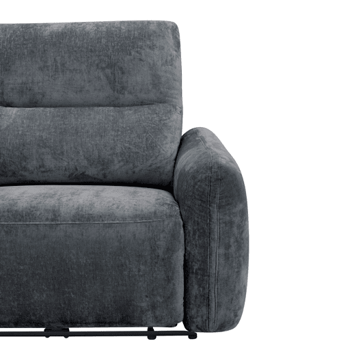 Sofá de 3 lugares relax elétrico NUBE cor cinza escuro