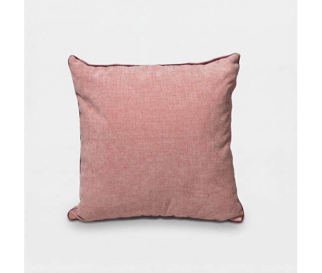 Cojín cordon poliéster 50x50cm color rosa