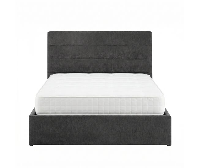 Cama abatible horizon 135x190cm gris oscuro - conforama