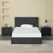 Cama abatible HORIZON 135x190cm gris oscuro Cama abatible HORIZON 135x190cm gris oscuro Gris Oscuro