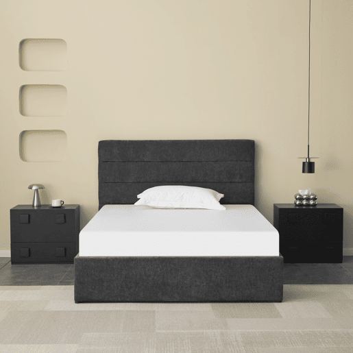 Cama abatível HORIZON 140x190cm cinza escuro