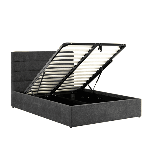 Cama abatível HORIZON 140x190cm cinza escuro