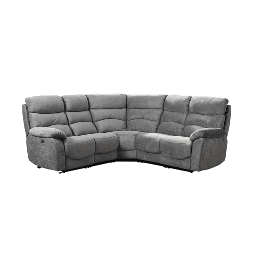 Sofá de canto relax elétrico ESPRIT cor cinza escuro Sofá de canto relax elétrico ESPRIT cor cinza escuro