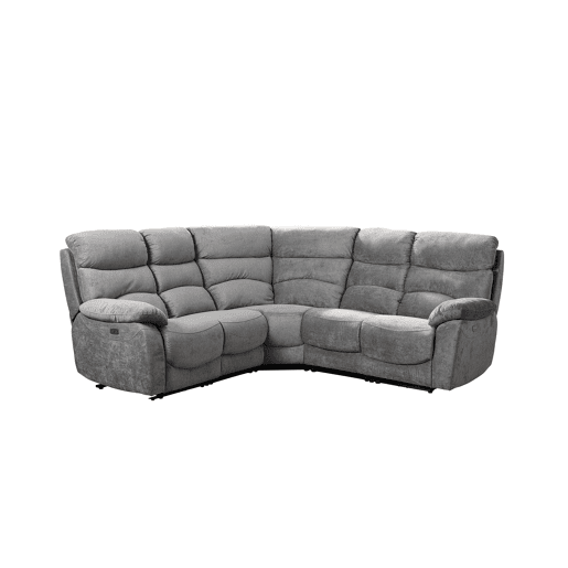 Sofá de canto relax elétrico ESPRIT cor cinza escuro Sofá de canto relax elétrico ESPRIT cor cinza escuro