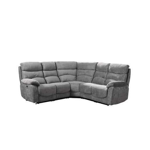 Sofá de canto relax elétrico ESPRIT cor cinza escuro Sofá de canto relax elétrico ESPRIT cor cinza escuro
