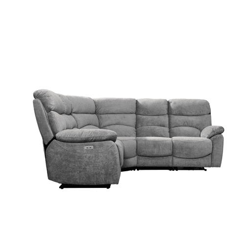 Sofá de canto relax elétrico ESPRIT cor cinza escuro Sofá de canto relax elétrico ESPRIT cor cinza escuro