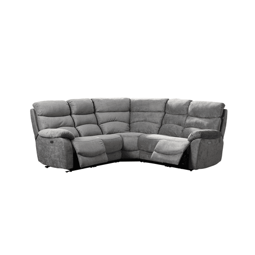 Sofá de canto relax elétrico ESPRIT cor cinza escuro Sofá de canto relax elétrico ESPRIT cor cinza escuro