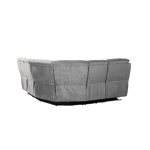 Sofá de canto relax elétrico ESPRIT cor cinza escuro Sofá de canto relax elétrico ESPRIT cor cinza escuro