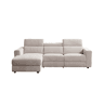 Chaise longue esquerda relax elétrico LEXI cor bege