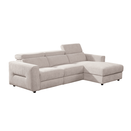 Chaise longue direita relax elétrico LEXI cor bege Chaise longue direita relax elétrico LEXI cor bege