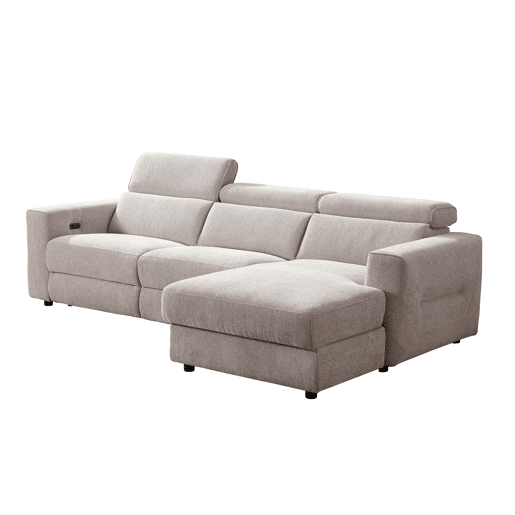 Chaise longue direita relax elétrico LEXI cor bege Chaise longue direita relax elétrico LEXI cor bege