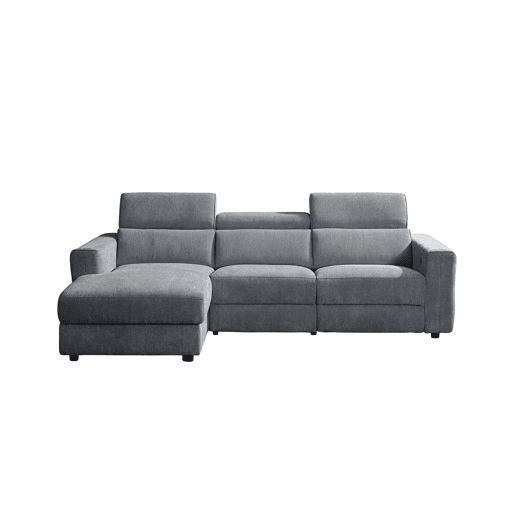 Chaise longue esquerda relax elétrico LEXI cor cinza Chaise longue esquerda relax elétrico LEXI cor cinza