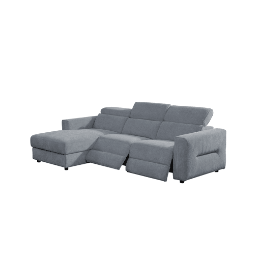 Chaise longue esquerda relax elétrico LEXI cor cinza Chaise longue esquerda relax elétrico LEXI cor cinza