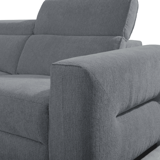 Chaise longue esquerda relax elétrico LEXI cor cinza Chaise longue esquerda relax elétrico LEXI cor cinza