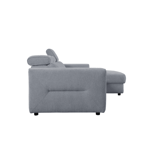 Chaise longue direita relax elétrico LEXI cor cinza